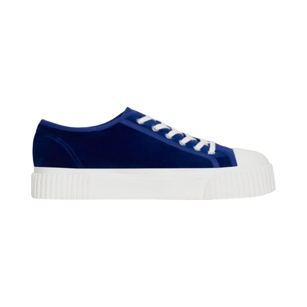 Theory Blue Velvet Women's Sneakers